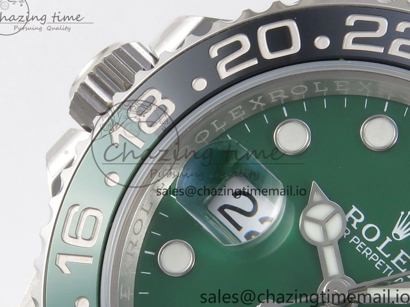ARF CHS SS GMT-Master Edition VTNR 126729 SH3285 Bracelet Dial Green 1:1 On II Best 1223
